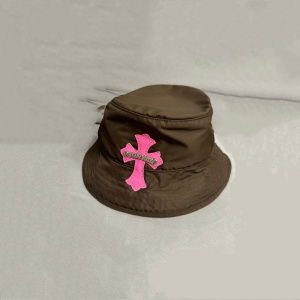 chrome hearts cross patch bucket hat